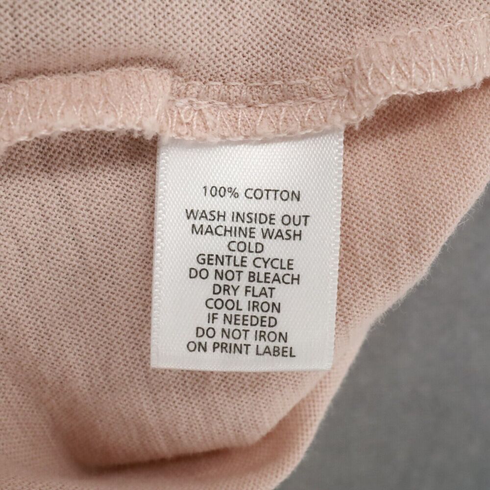 Loft Top Womens Medium Pale Pink Blouse Rhinestones Stretch Knit T-shirt Coastal - Picture 9 of 12